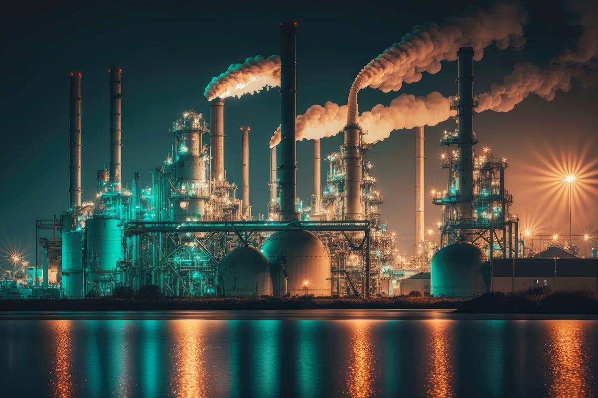 Industrial power plant and commissioning operations.