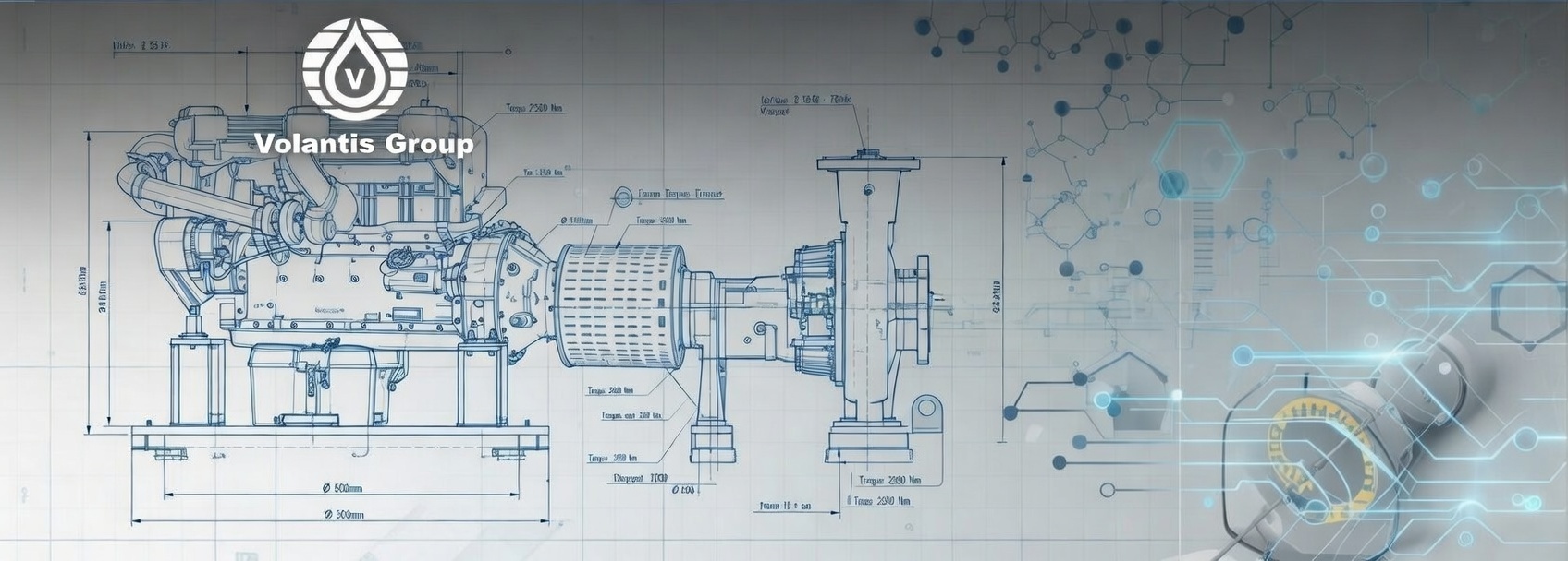 Close up view of pump in excellent condition mechanical
